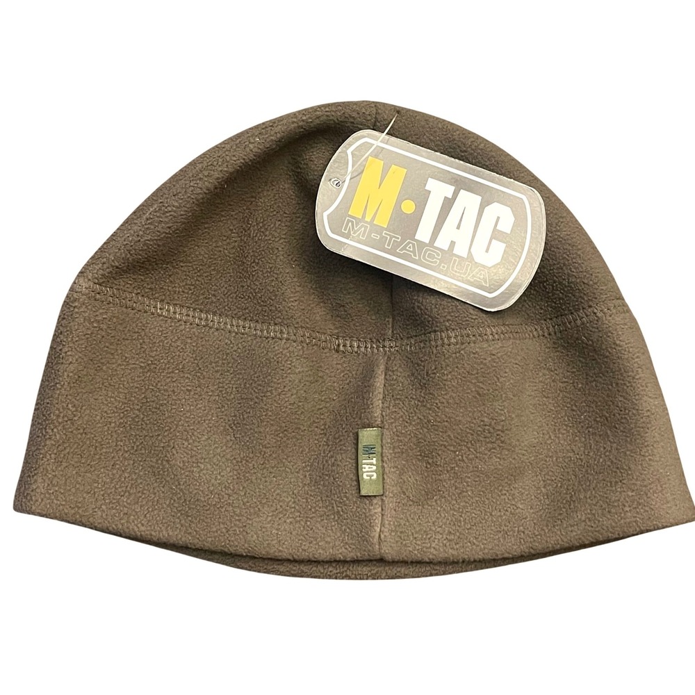 M-Tac Fleece Beanie Kids Medium Brown Tactical Watch Cap Warm Outdoor Winter Hat